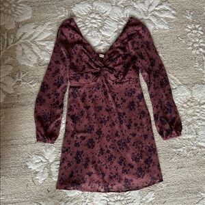 Floral Long Sleeve Dress